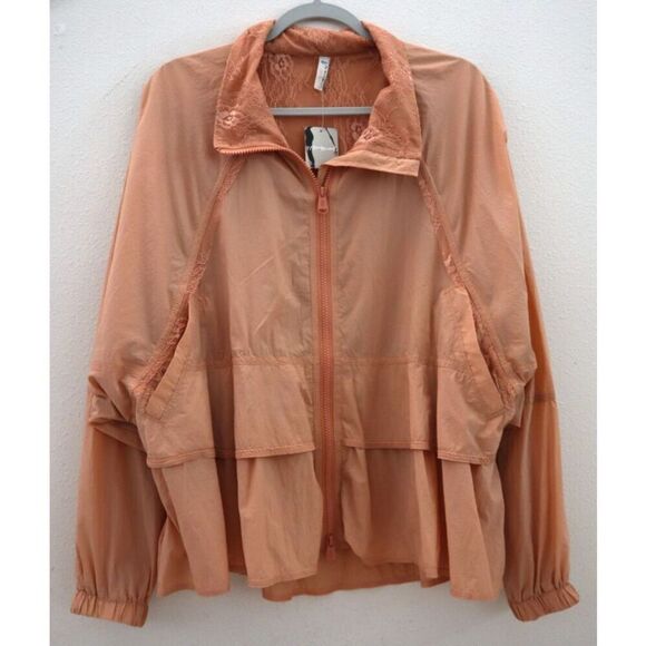 FP Movement OB1132530 Women's Sz M Muted Orange/Apricot Namaslay Jacket - Picture 1 of 8